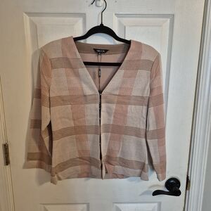 Misook Honey/Charmeuse Knit Jacket